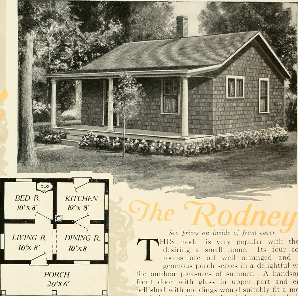 An illustration from Aladdin homes : "built in a day" Catalog no. 32, 1919, leaf 75