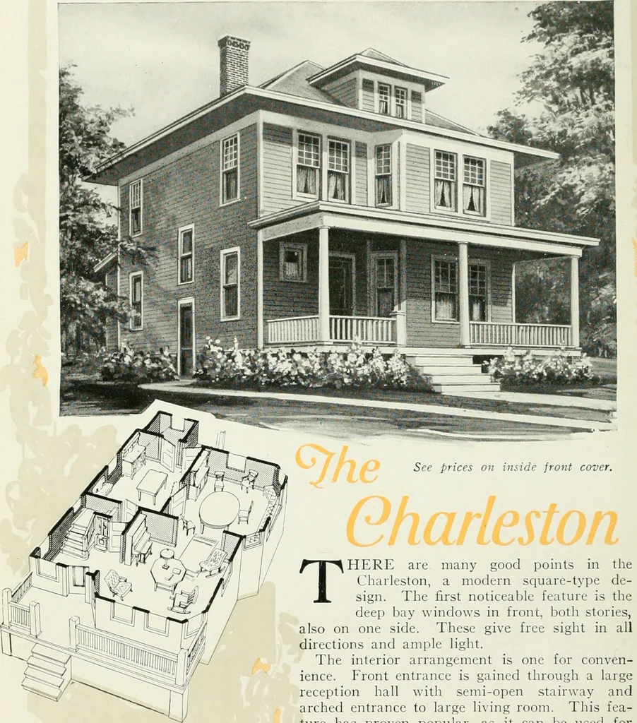 An illustration from Aladdin homes : "built in a day" Catalog no. 32, 1919, leaf 79