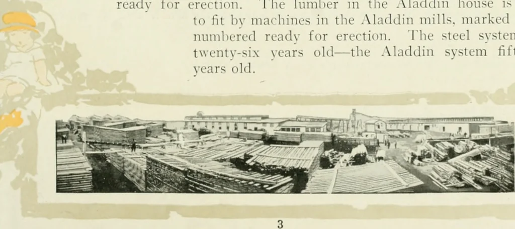 An illustration from Aladdin homes : "built in a day" Catalog no. 32, 1919, leaf 8