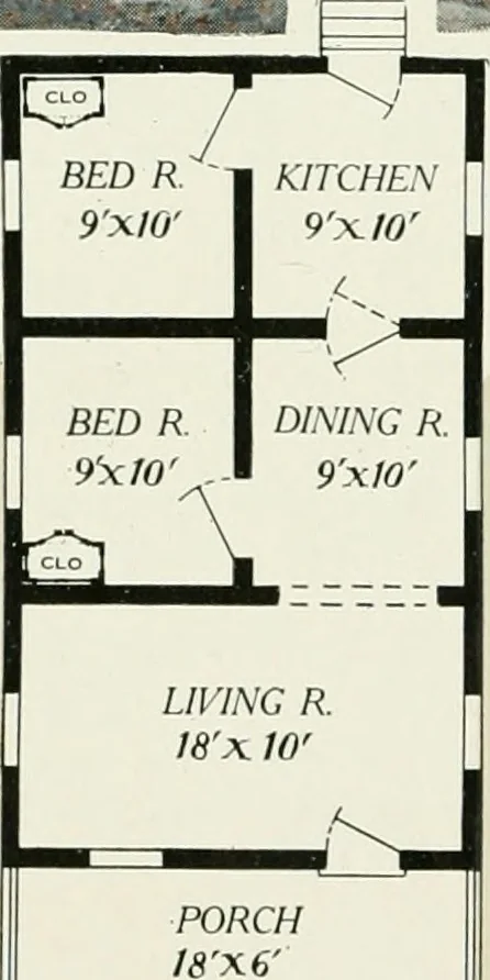 An illustration from Aladdin homes : "built in a day" Catalog no. 32, 1919, leaf 83