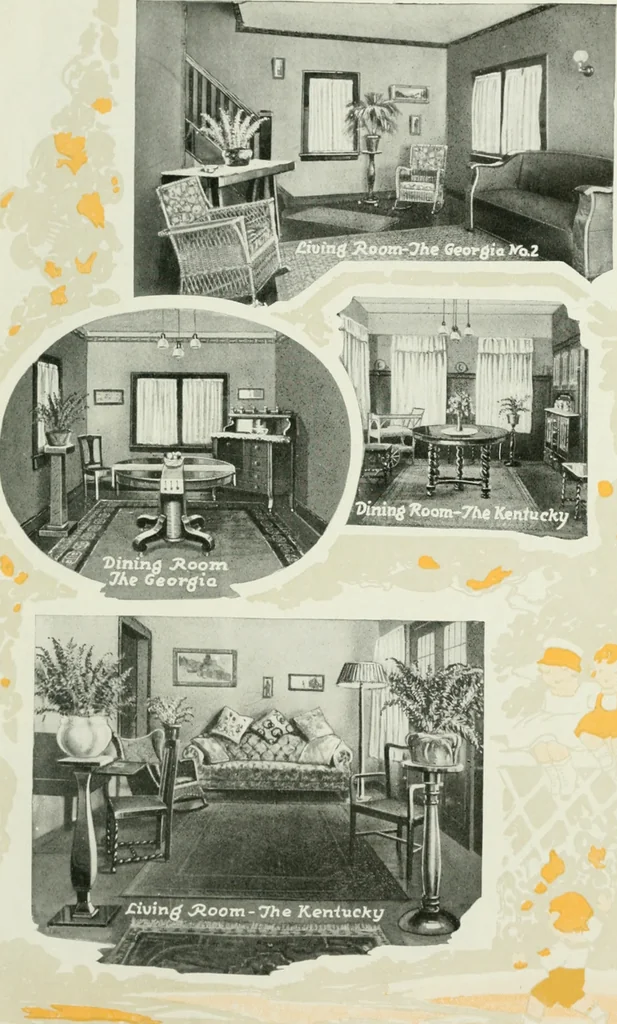 An illustration from Aladdin homes : "built in a day" Catalog no. 32, 1919, leaf 84