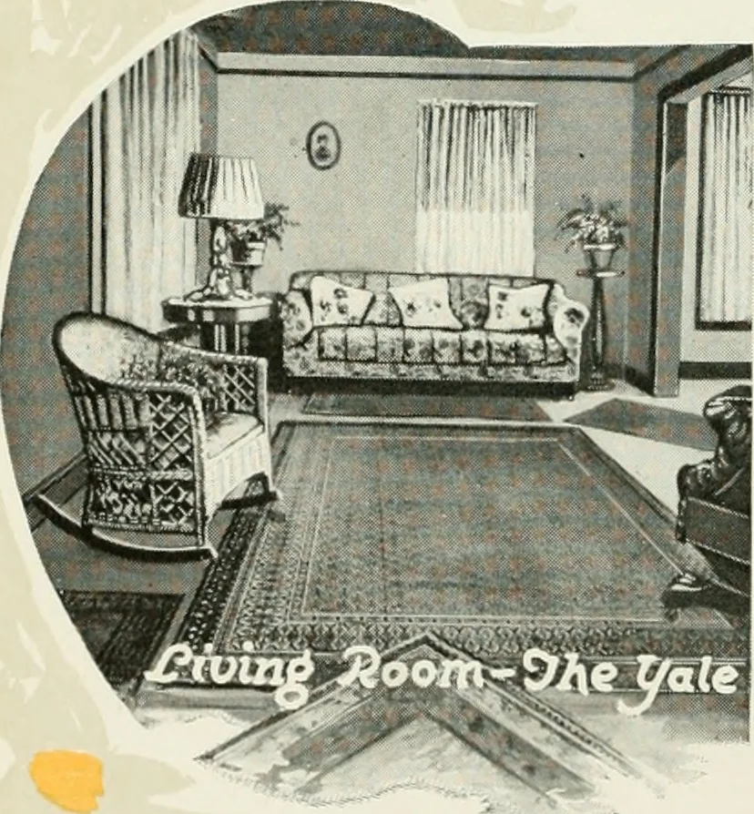 An illustration from Aladdin homes : "built in a day" Catalog no. 32, 1919, leaf 85