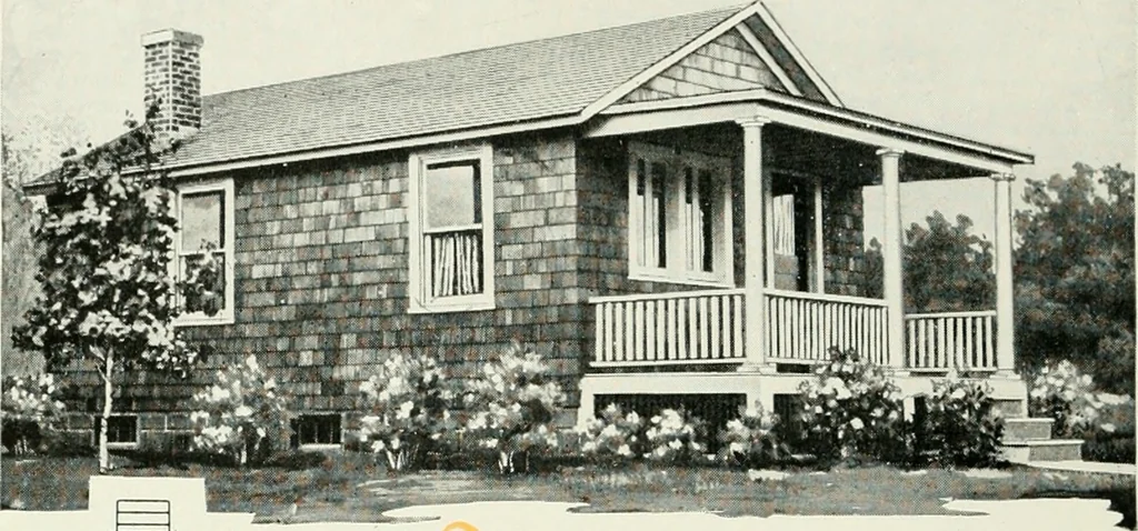 An illustration from Aladdin homes : "built in a day" Catalog no. 32, 1919, leaf 93