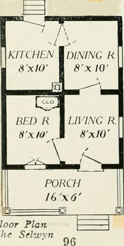 An illustration from Aladdin homes : "built in a day" Catalog no. 32, 1919, leaf 93