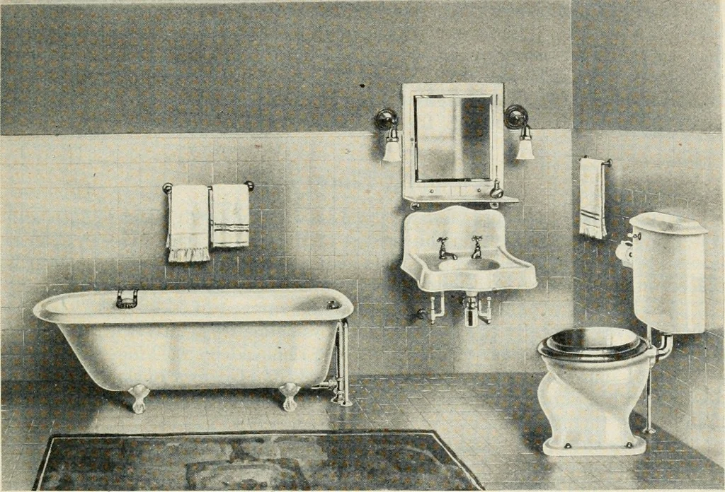 An illustration from Aladdin Manual of construction : containing practical methods covering every step necessary in the erection of Aladdin houses, barns, garages, etc. / prepared and illustrated by David S. Betcone, 1918, leaf 100