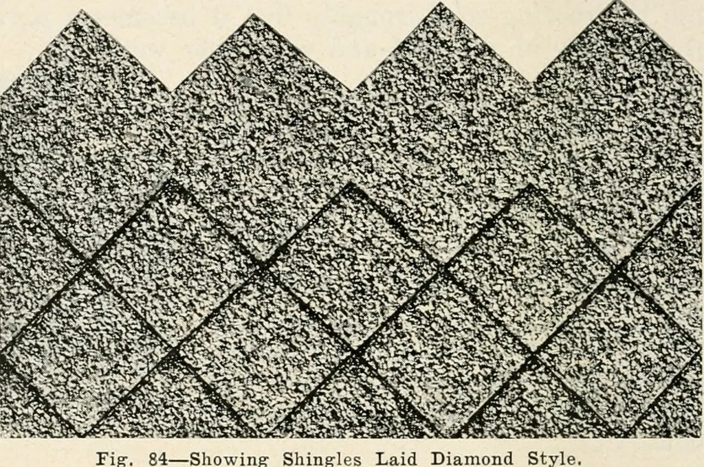 An illustration from Aladdin Manual of construction : containing practical methods covering every step necessary in the erection of Aladdin houses, barns, garages, etc. / prepared and illustrated by David S. Betcone, 1918, leaf 107