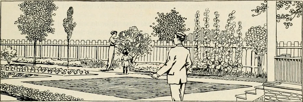An illustration from Aladdin Manual of construction : containing practical methods covering every step necessary in the erection of Aladdin houses, barns, garages, etc. / prepared and illustrated by David S. Betcone, 1918, leaf 194