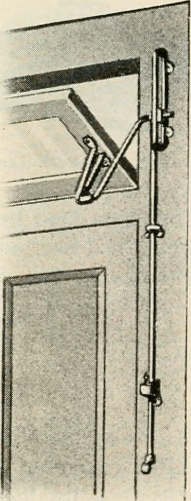 An illustration from Aladdin Manual of construction : containing practical methods covering every step necessary in the erection of Aladdin houses, barns, garages, etc. / prepared and illustrated by David S. Betcone, 1918, leaf 219