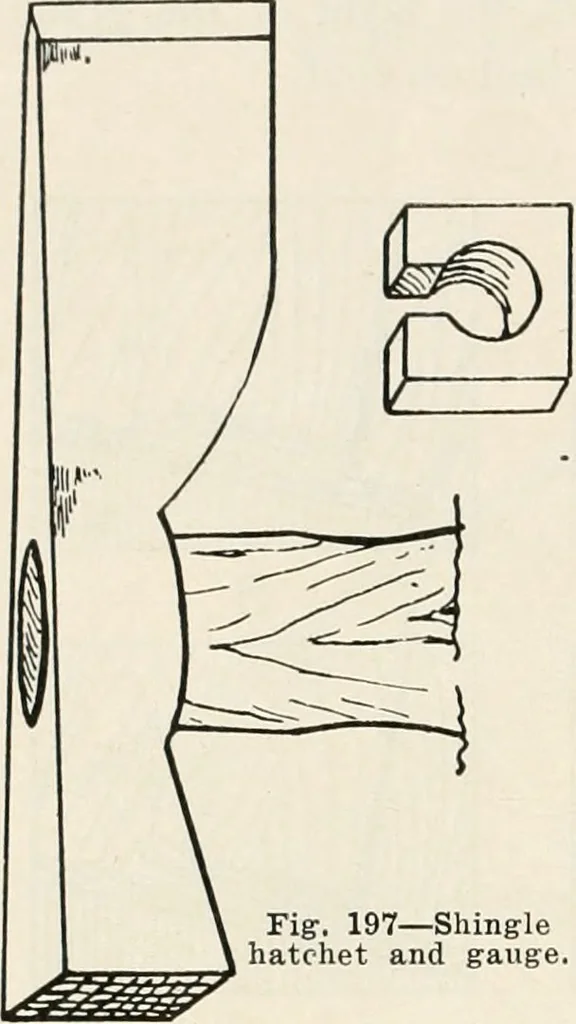 An illustration from Aladdin Manual of construction : containing practical methods covering every step necessary in the erection of Aladdin houses, barns, garages, etc. / prepared and illustrated by David S. Betcone, 1918, leaf 247