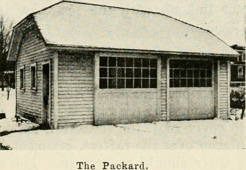 An illustration from Aladdin Manual of construction : containing practical methods covering every step necessary in the erection of Aladdin houses, barns, garages, etc. / prepared and illustrated by David S. Betcone, 1918, leaf 300