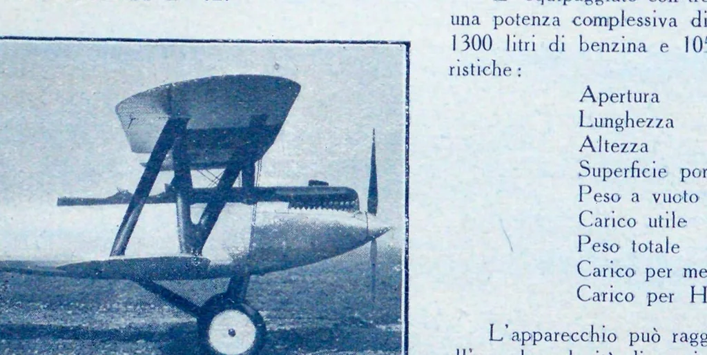 An illustration from L'Ala d'Italia, 1922, leaf 252