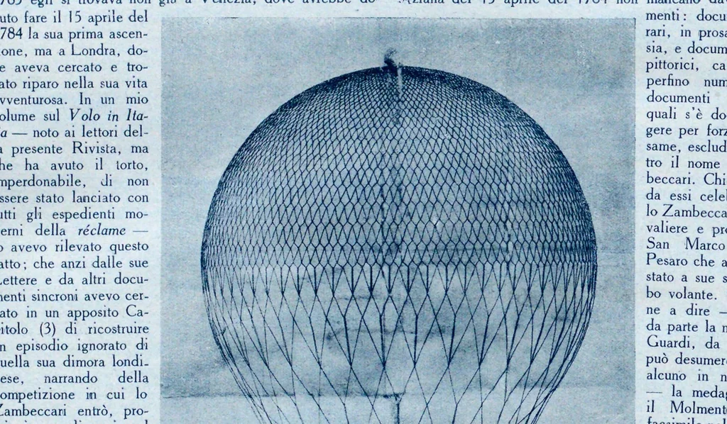 An illustration from L'Ala d'Italia, 1922, leaf 358