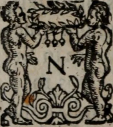 An illustration from Alberici Gentilis De legationibus, libri tres, 1585, leaf 113