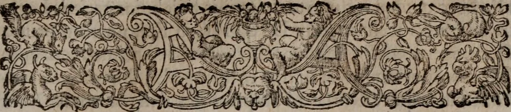 An illustration from Alberici Gentilis De legationibus, libri tres, 1585, leaf 12