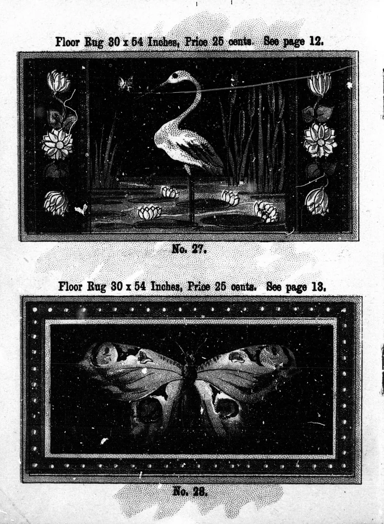 An illustration from Diamond Dye rug book [microform], 1899, leaf 15
