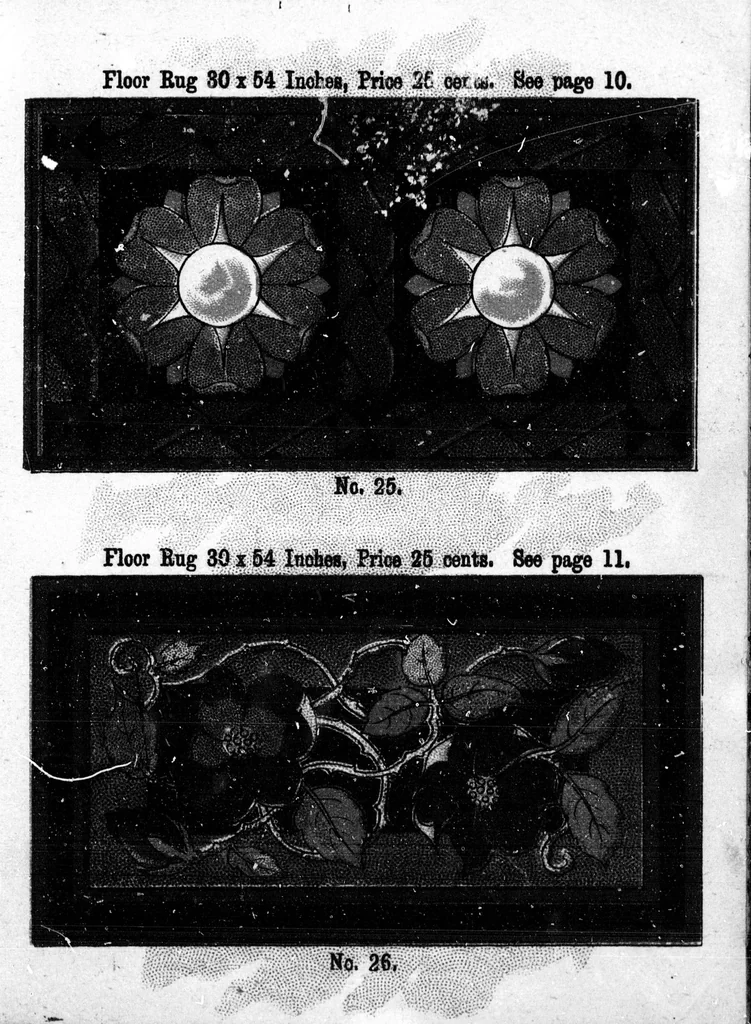 An illustration from Diamond Dye rug book [microform], 1899, leaf 16