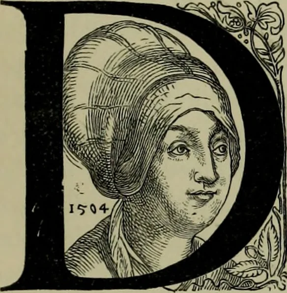 An illustration from Albert Dürer, his life and works, 1882, leaf 158
