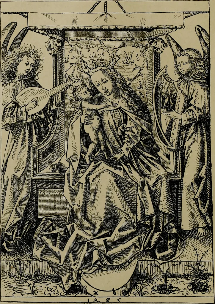 An illustration from Albert Dürer, his life and works, 1882, leaf 81