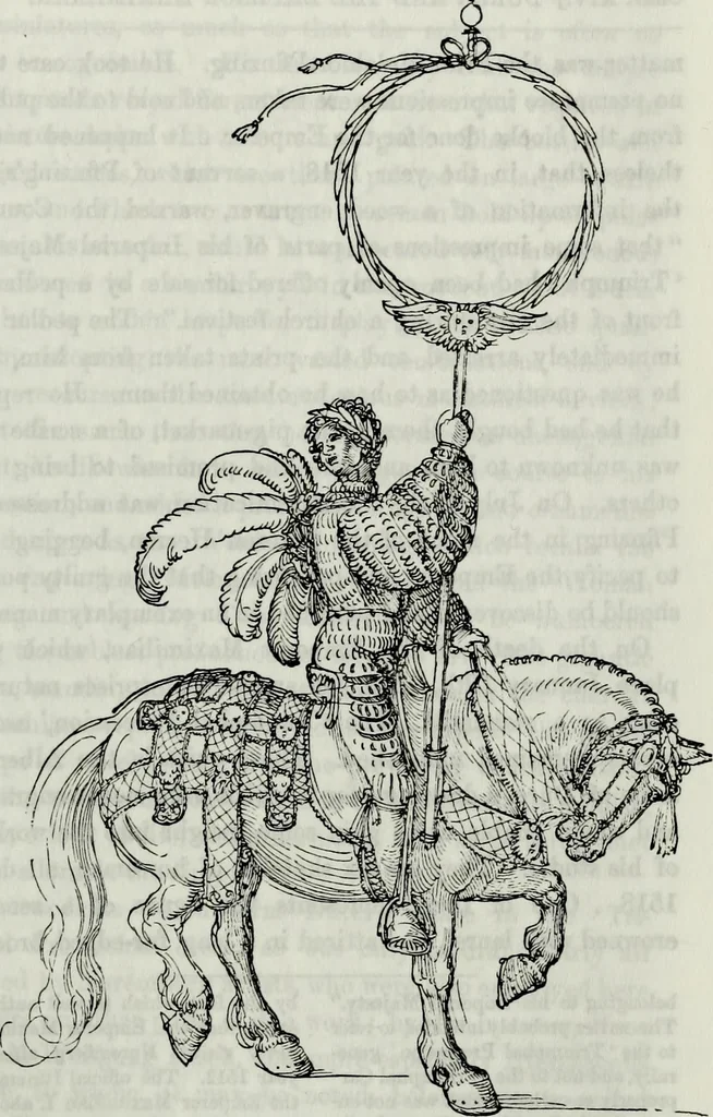 An illustration from Albert Dürer, his life and works, 1882, leaf 177