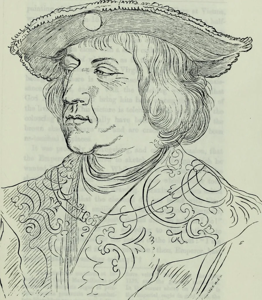 An illustration from Albert Dürer, his life and works, 1882, leaf 182