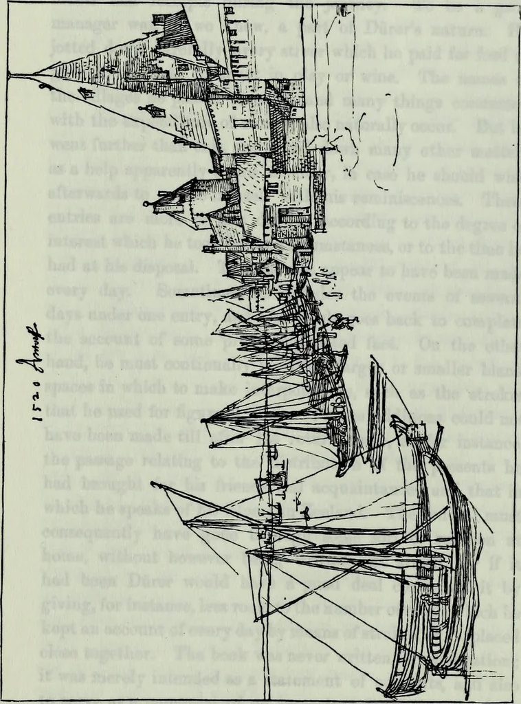 An illustration from Albert Dürer, his life and works, 1882, leaf 206