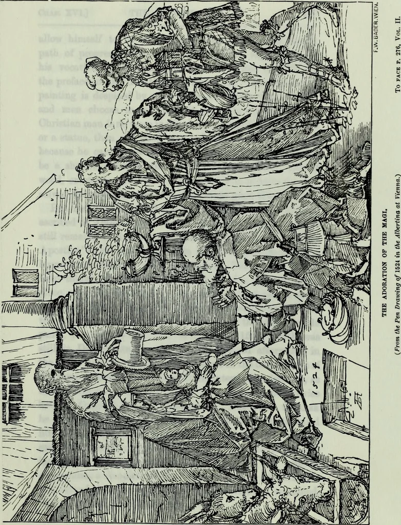 An illustration from Albert Dürer, his life and works, 1882, leaf 318