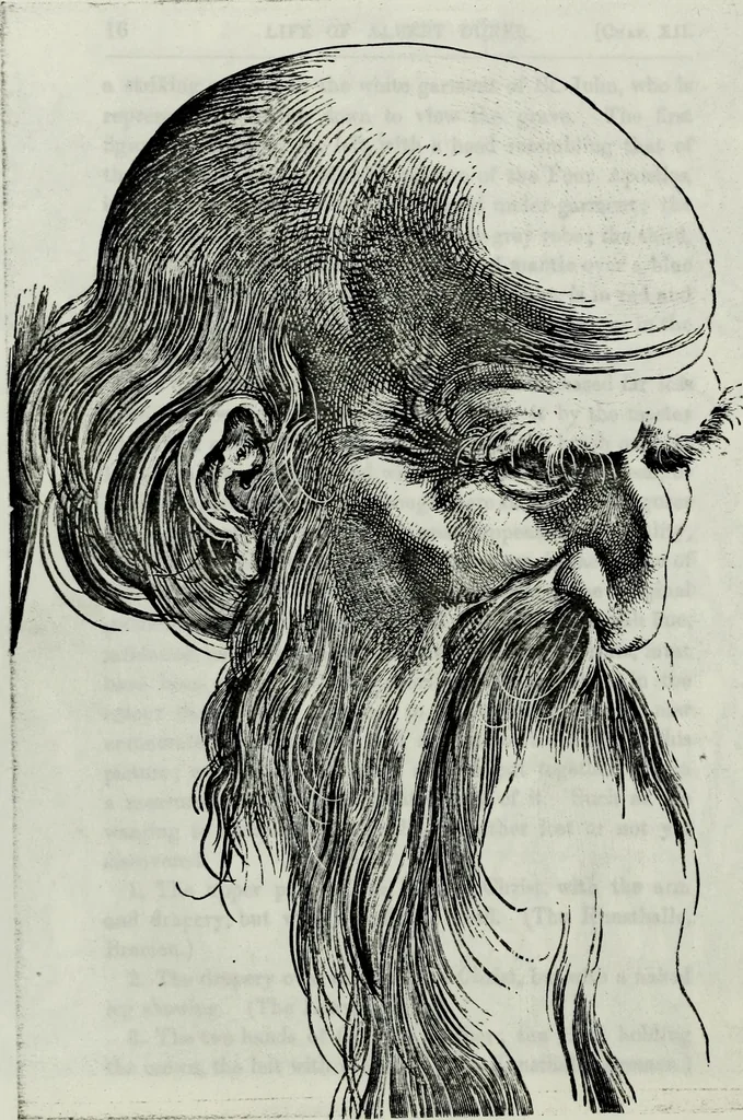 An illustration from Albert Dürer, his life and works, 1882, leaf 35