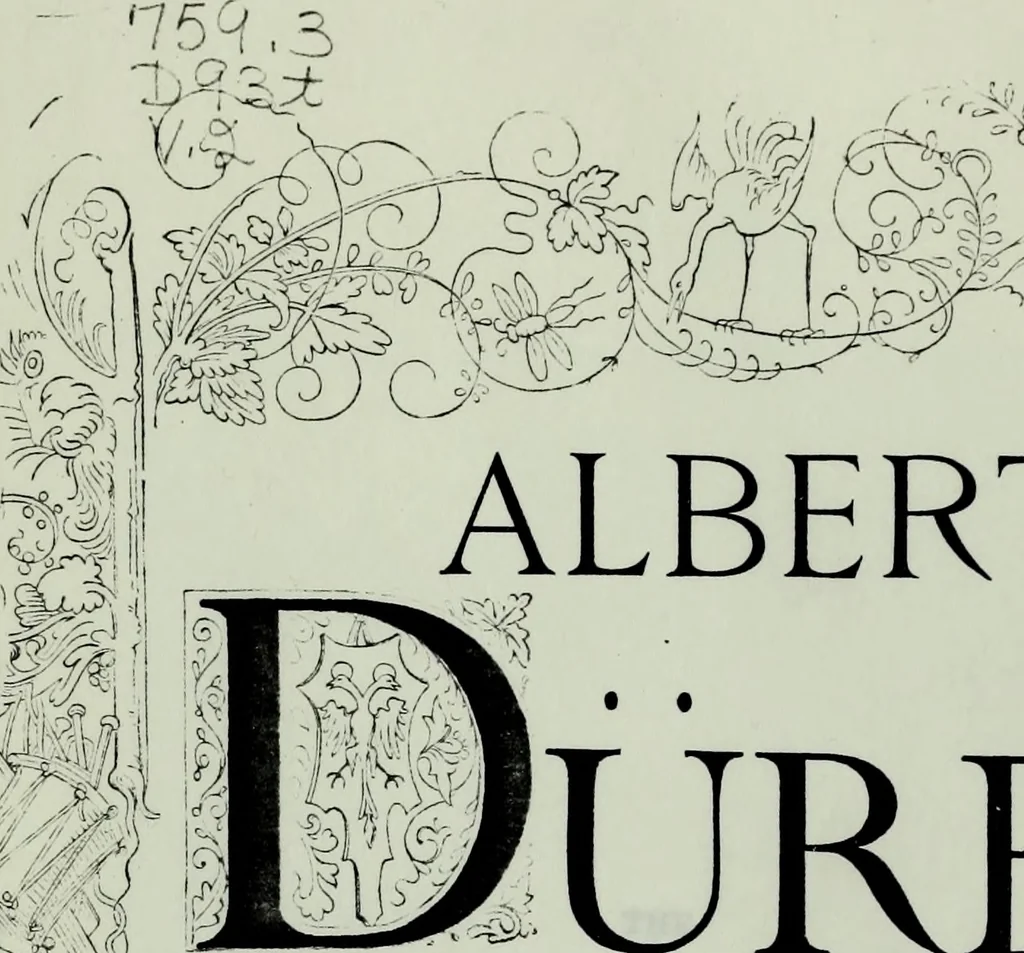 An illustration from Albert Dürer, his life and works, 1882, leaf 4
