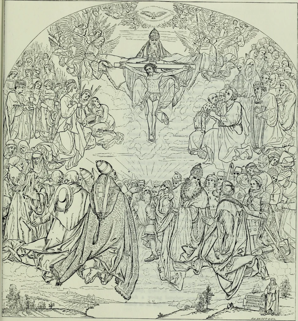 An illustration from Albert Dürer, his life and works, 1882, leaf 52