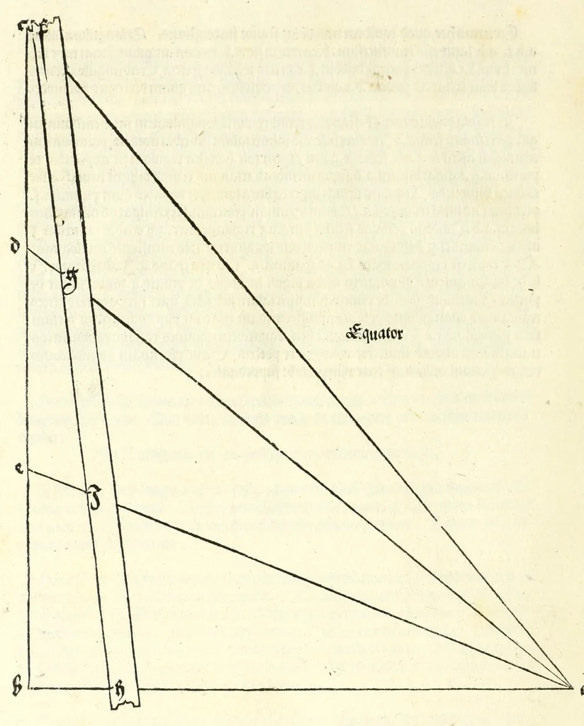 An illustration from Alberti Dureri Clarissimi pictoris et geometrae de symmetria partium in rectis formis humanorum corporum, 1532, leaf 24