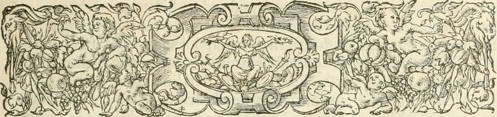 An illustration from Alberti Dvreri clarissimi pictoris et geometrae De symmetria partium humanorum corporum libri quatuor : è germanica lingua in latinam versi, 1557, leaf 10