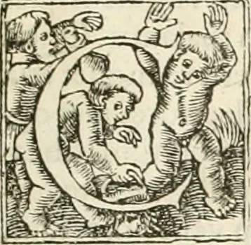 An illustration from Alberti Dvreri clarissimi pictoris et geometrae De symmetria partium humanorum corporum libri quatuor : è germanica lingua in latinam versi, 1557, leaf 148