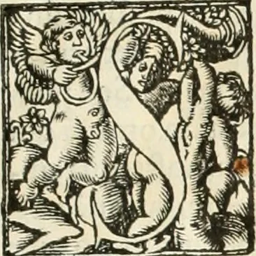 An illustration from Alberti Dvreri clarissimi pictoris et geometrae De symmetria partium humanorum corporum libri quatuor : è germanica lingua in latinam versi, 1557, leaf 4
