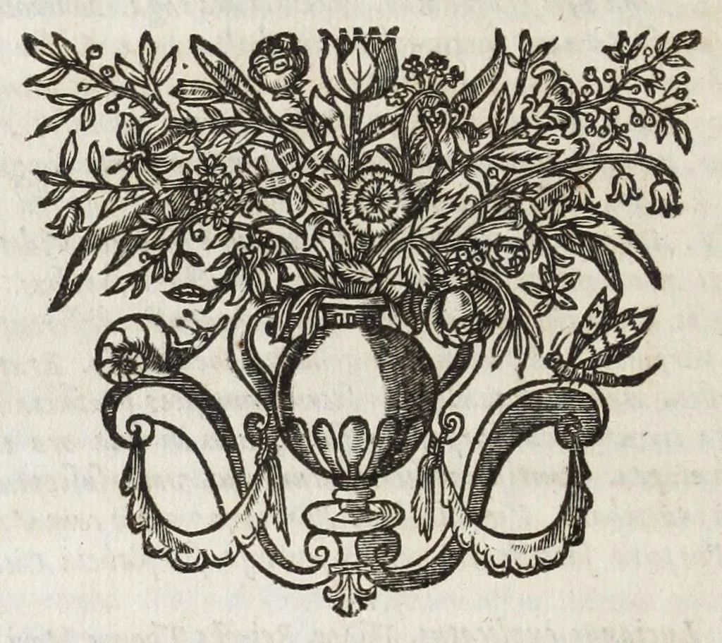 An illustration from Alberti RvbenI Petri Pavli F. De re vestiaria vetervm praecipve de lato clavo libri dvo : et alia eiusdem opuscula posthuma, quorum seriem adversa pagina exhibet, 1665, leaf 38
