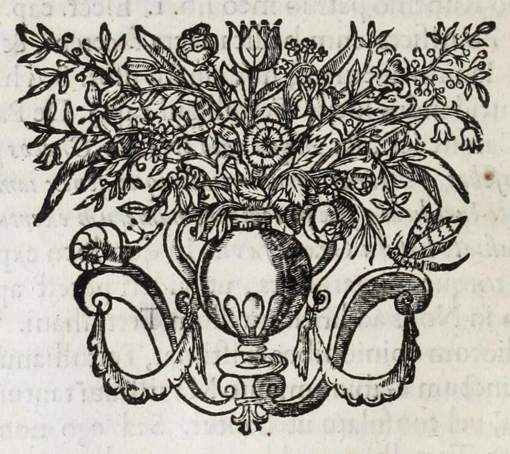 An illustration from Alberti RvbenI Petri Pavli F. De re vestiaria vetervm praecipve de lato clavo libri dvo : et alia eiusdem opuscula posthuma, quorum seriem adversa pagina exhibet, 1665, leaf 70