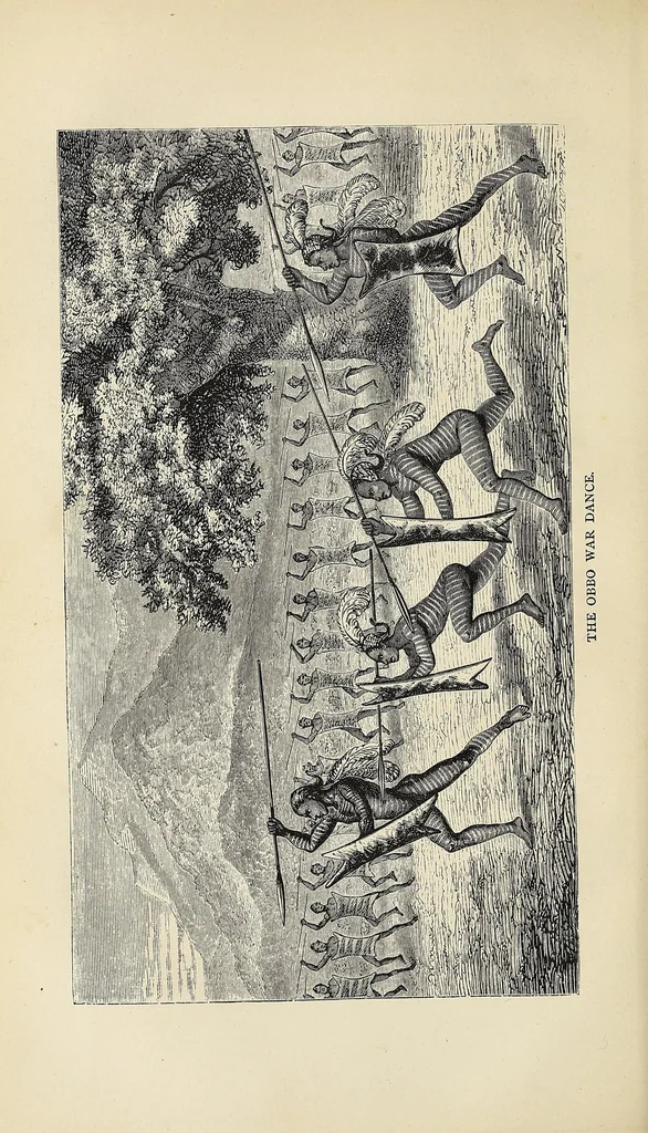 An illustration from The Albert Nyanza, great basin of the Nile, and explorations of the Nile sources, 1866, leaf 302