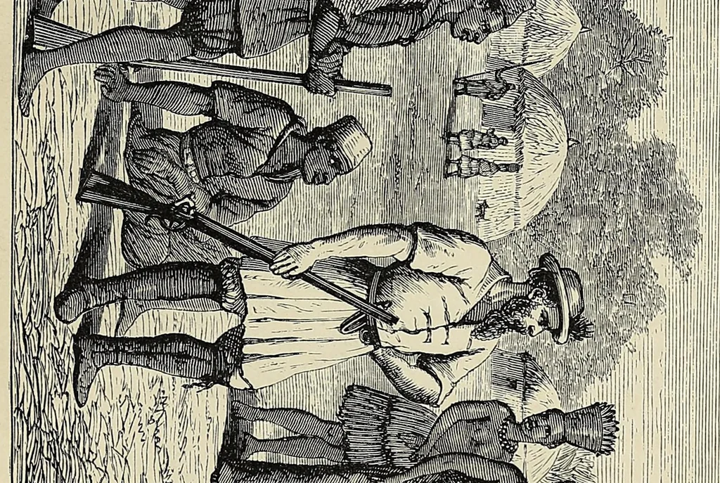 An illustration from The Albert Nyanza, great basin of the Nile, and explorations of the Nile sources, 1866, leaf 353
