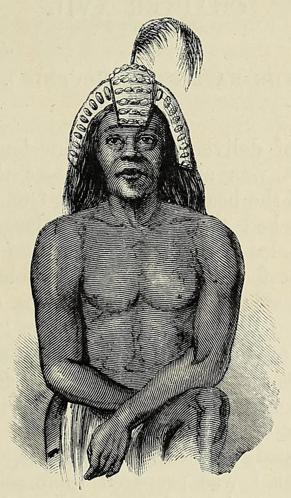 An illustration from The Albert Nyanza, great basin of the Nile, and explorations of the Nile sources, 1866, leaf 515