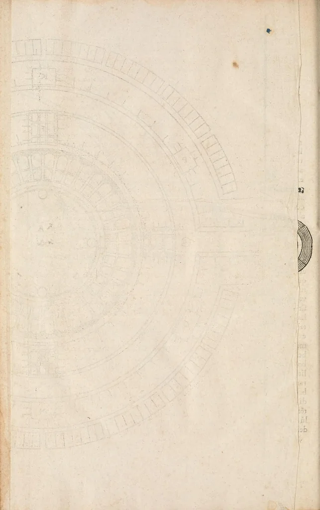 An illustration from Albertus Durerus Nurembergensis pictor huius aetatis celeberrimus, versus è Germanica lingua in Latinam, pictoribus, fabris aerariis ac lignariis, lapicidis, statuariis, & vniuersis demum qui circino, gnomone, libella, aut alioqui certa mensura opera sua examinant, propè necessarius, adeò exactè quatuor his suaru[m] Institutionum geometricarum libris, lineas, superficies & solida corpora tractauit, adhibitis designationibus ad eam rem accommodatissimis : denuo ad scripti exemplaris fidem omnia diligenter recognita, emendatius iam in lucem exeunt, 1535, leaf 308