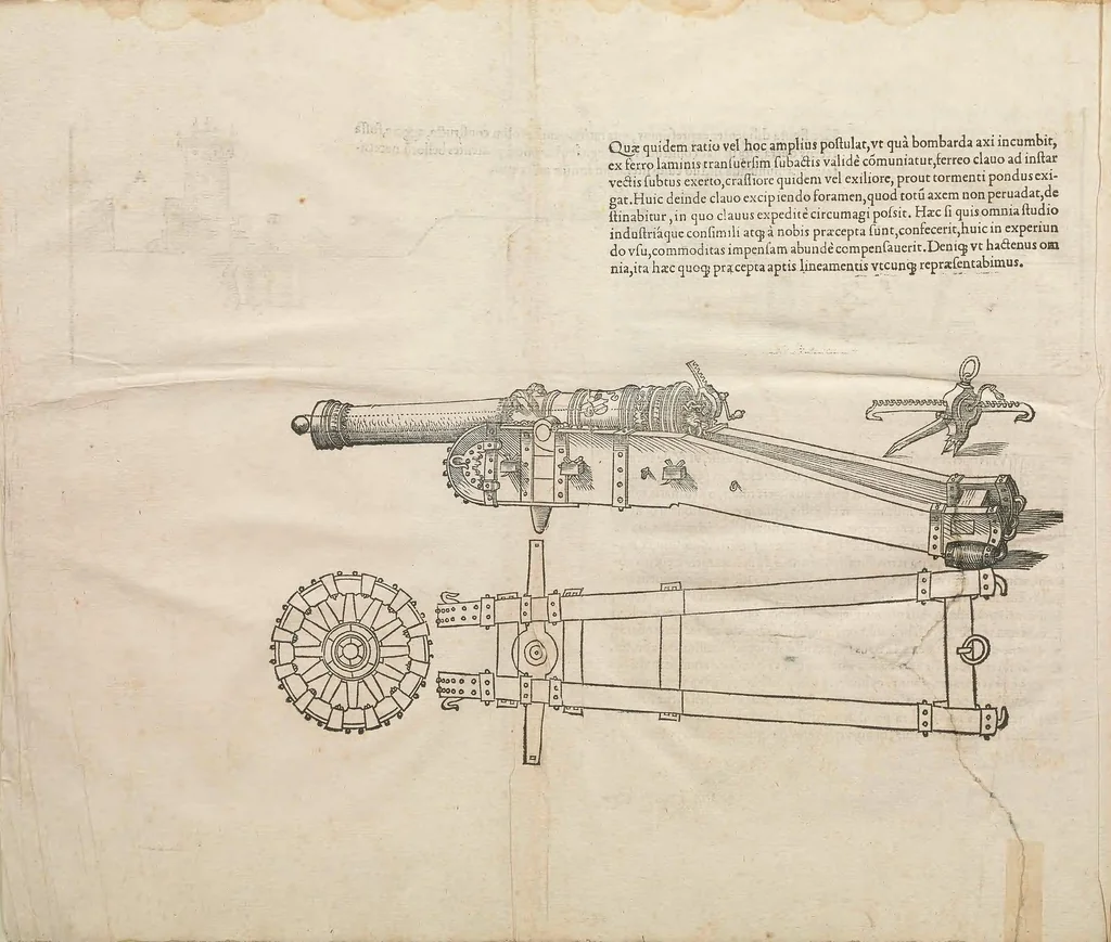 An illustration from Albertus Durerus Nurembergensis pictor huius aetatis celeberrimus, versus è Germanica lingua in Latinam, pictoribus, fabris aerariis ac lignariis, lapicidis, statuariis, & vniuersis demum qui circino, gnomone, libella, aut alioqui certa mensura opera sua examinant, propè necessarius, adeò exactè quatuor his suaru[m] Institutionum geometricarum libris, lineas, superficies & solida corpora tractauit, adhibitis designationibus ad eam rem accommodatissimis : denuo ad scripti exemplaris fidem omnia diligenter recognita, emendatius iam in lucem exeunt, 1535, leaf 326