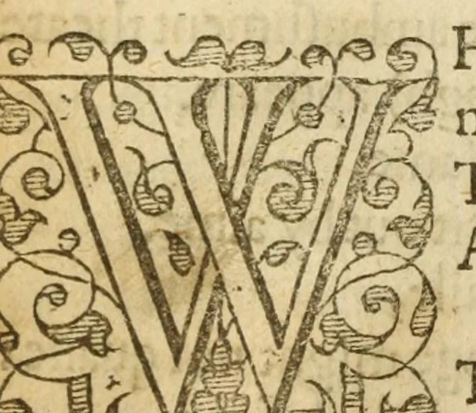 An illustration from Albions England : a continued historie of the same kingdome, from the originals of the first inhabitants thereof : with most the chiefe alterations and accidents theare hapning, vnto, and in the happie raigne of our now most gracious soueraigne, Queene Elizabeth : not barren in varietie of inuentiue and historicall intermixtures, 1602, leaf 56