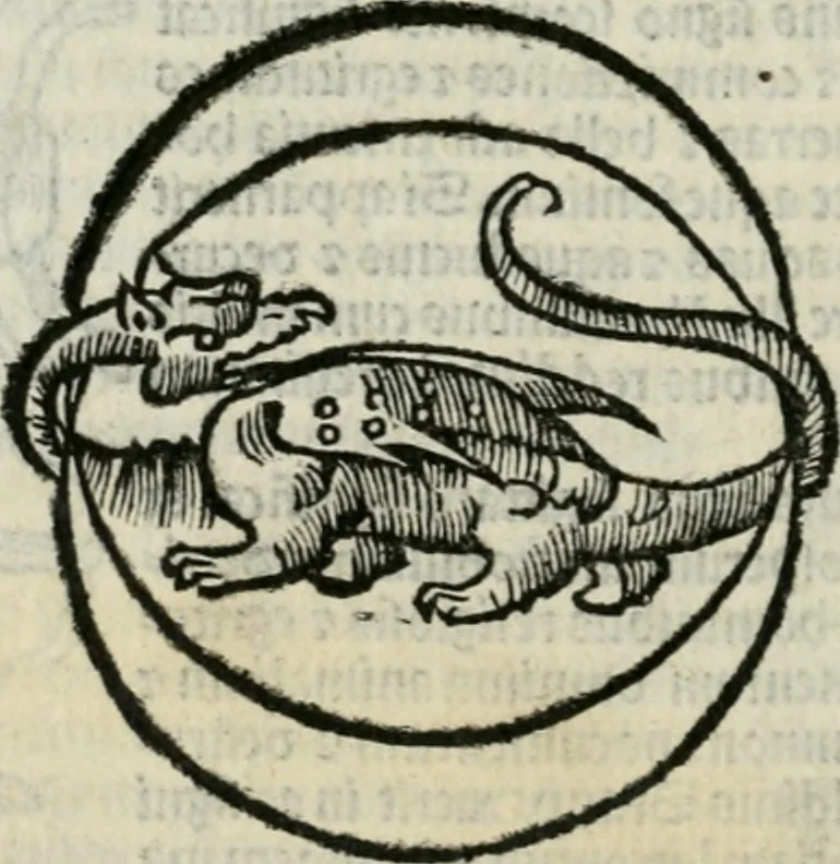 An illustration from Albumasar, De magnis [con]iunctionibus, anno[rum] reuolutio[n]ibus, ac eo[rum] profectionibus octo [con]tines tractatus, 1515, leaf 105