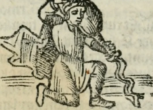 An illustration from Albumasar, De magnis [con]iunctionibus, anno[rum] reuolutio[n]ibus, ac eo[rum] profectionibus octo [con]tines tractatus, 1515, leaf 155