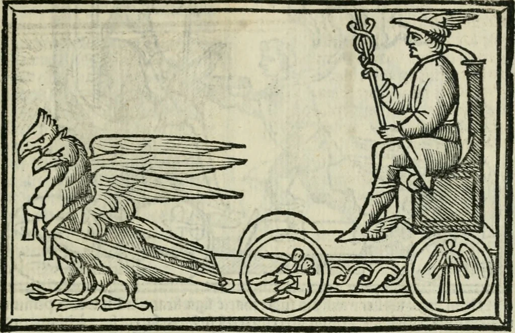 An illustration from Albumasar, De magnis [con]iunctionibus, anno[rum] reuolutio[n]ibus, ac eo[rum] profectionibus octo [con]tines tractatus, 1515, leaf 160