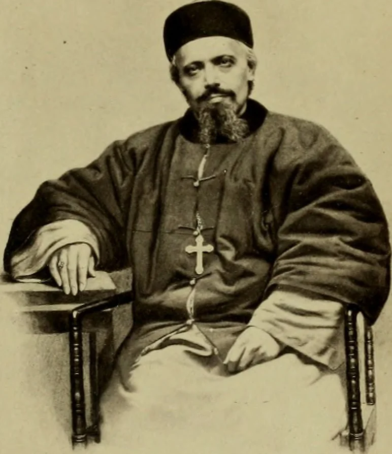 An illustration from Album chinois : ce petit album est destiné à faire connaître les véritables costumes des habitants du Céleste Empire ... : on a réuni aussi les portraits des missionnaires de la Compagnie de Jésus .., 1860, leaf 30