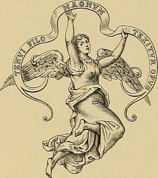 An illustration from Album de broderies au point de croix, 1885, leaf 3