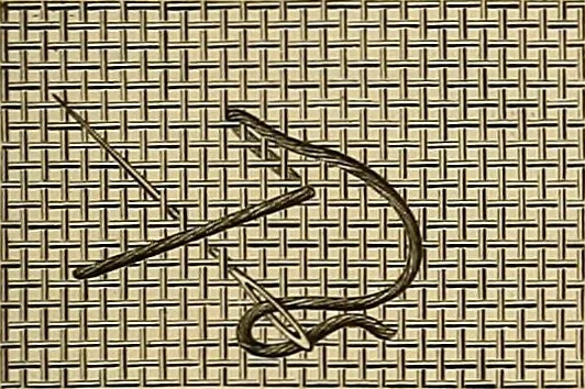 An illustration from Album de broderies au point de croix, 1885, leaf 8