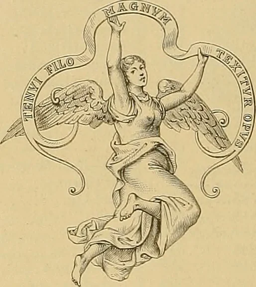 An illustration from Album de broderies au point de croix, 1885, leaf 5