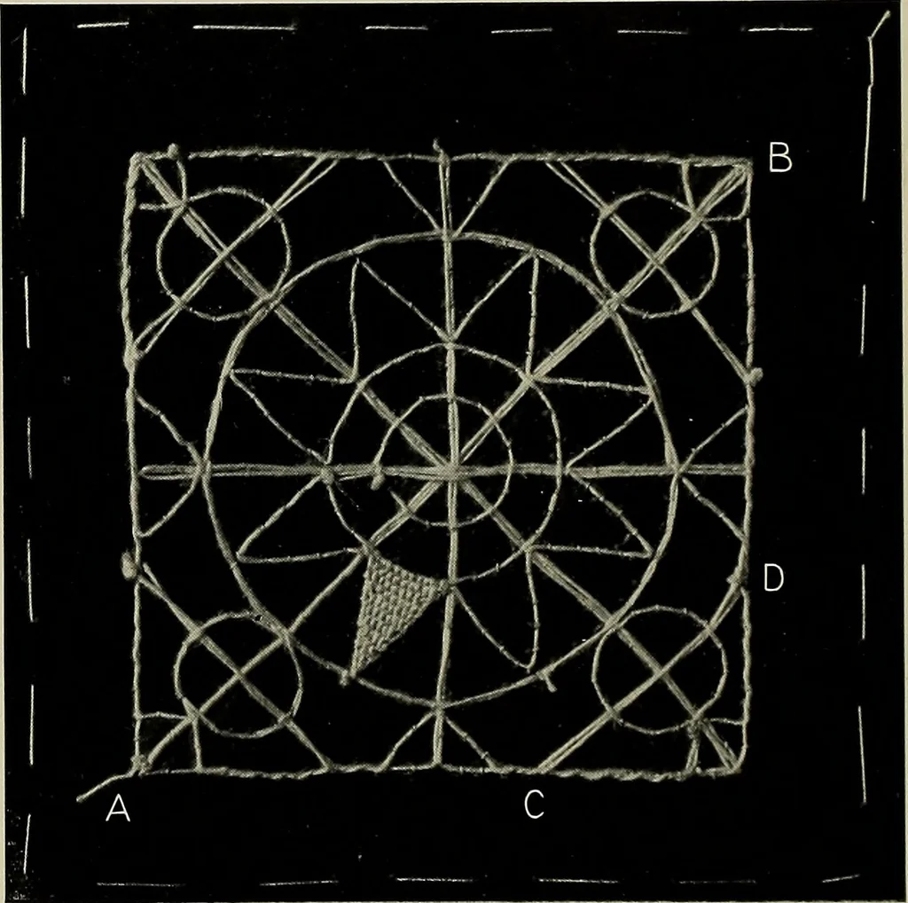 An illustration from Album de dentelle de Venise, 1900, leaf 15