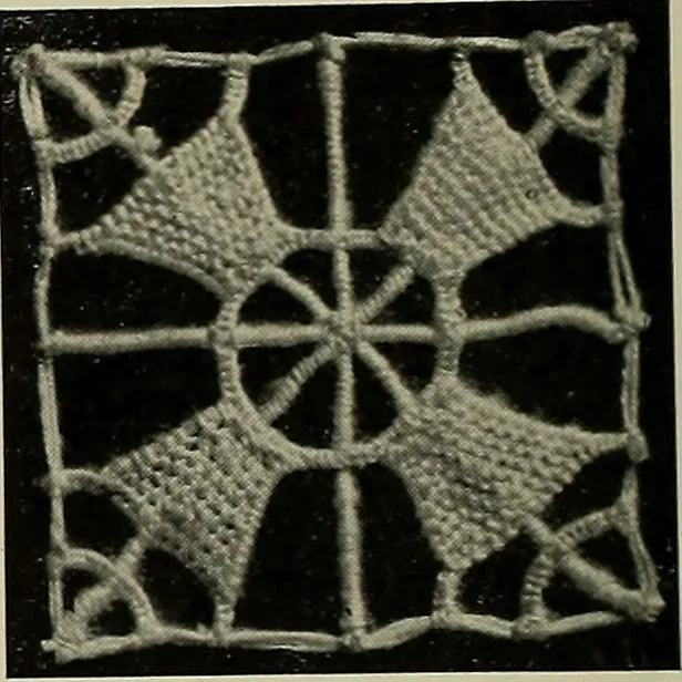 An illustration from Album de dentelle de Venise, 1900, leaf 17